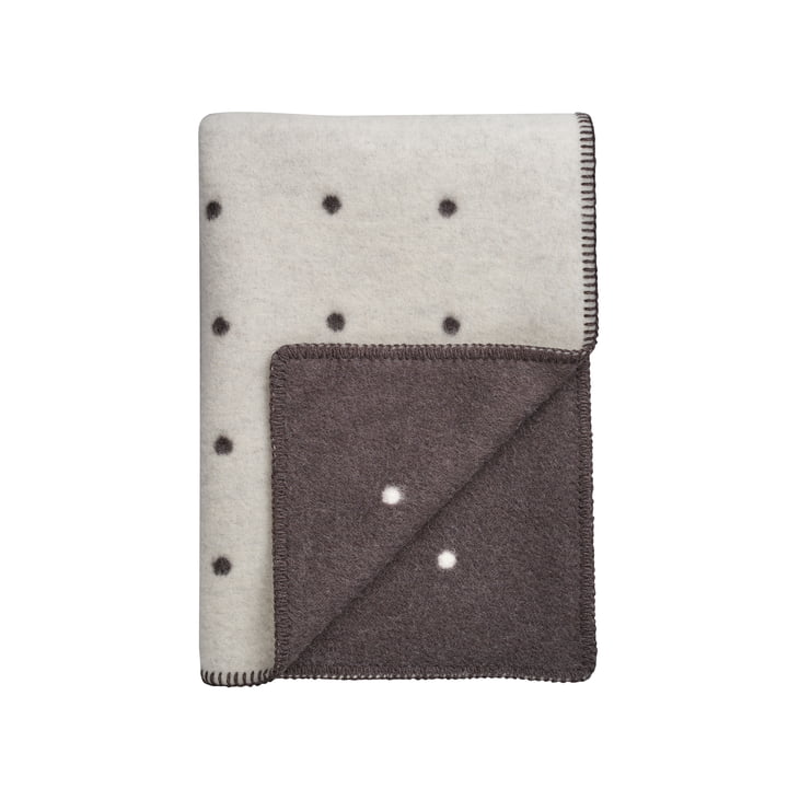 Røros Tweed - Pastille Wool blanket 200 x 135 cm, black & white