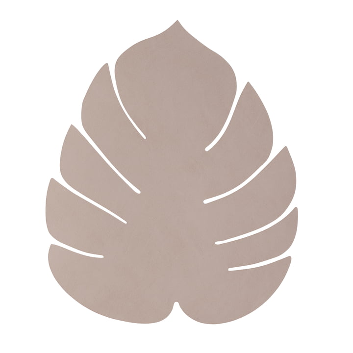 LindDNA - Placemat Monstera L, Nupo clay brown
