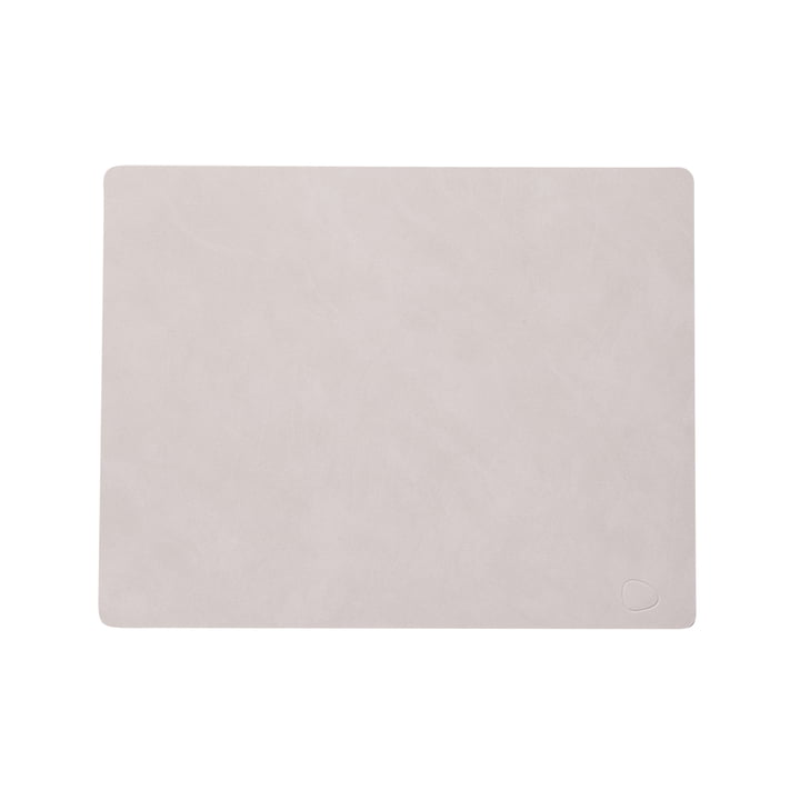 LindDNA - Placemat Square L 35 x 45 cm, Nupo oyster white