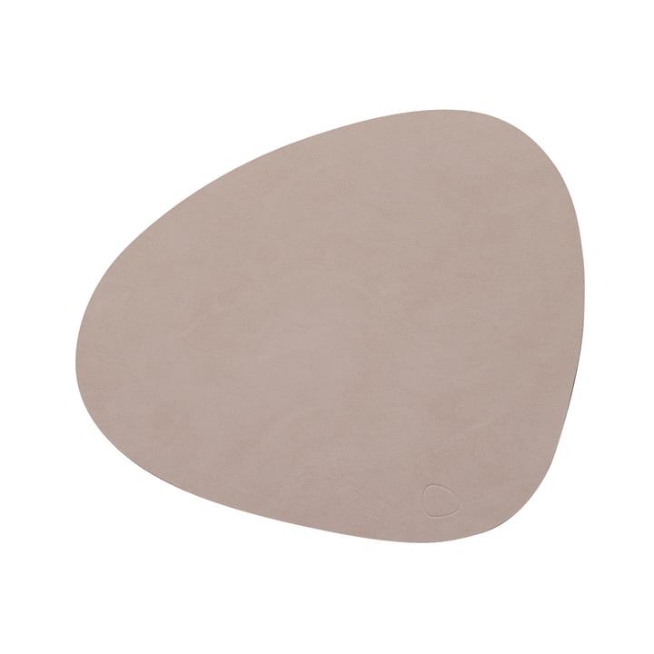 LindDNA - Placemat Curve M, 31 x 35 cm, Nupo clay brown