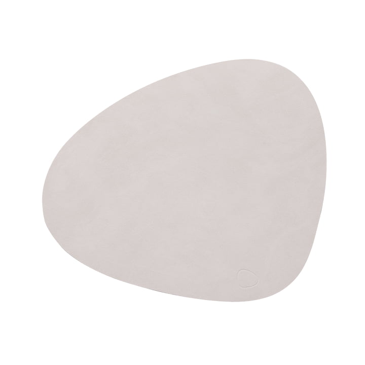 LindDNA - Placemat Curve M, 31 x 35 cm, Nupo oyster white