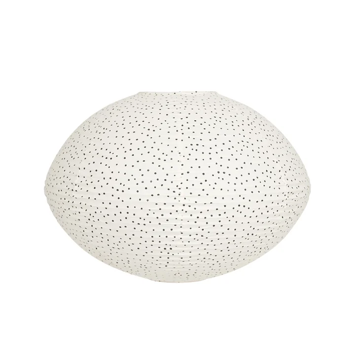 Moyo Lampshade, Ø 44 x 31 cm, off-white / black from OYOY