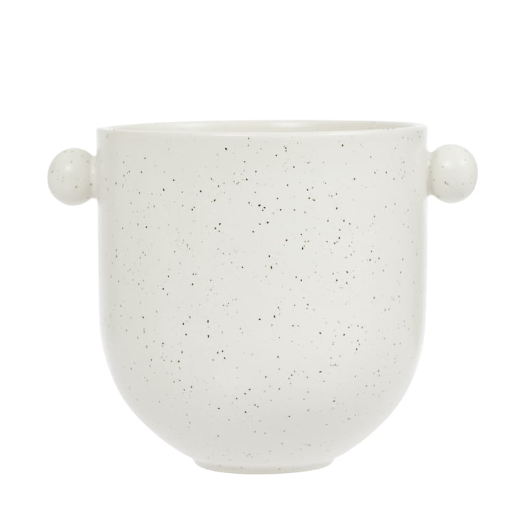 Saga Pot, Ø 15,5 x 12,5 cm, off-white from OYOY