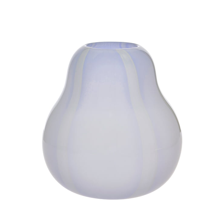 OYOY - Kojo Vase, Ø 19,5 x 20 cm, lavender / white