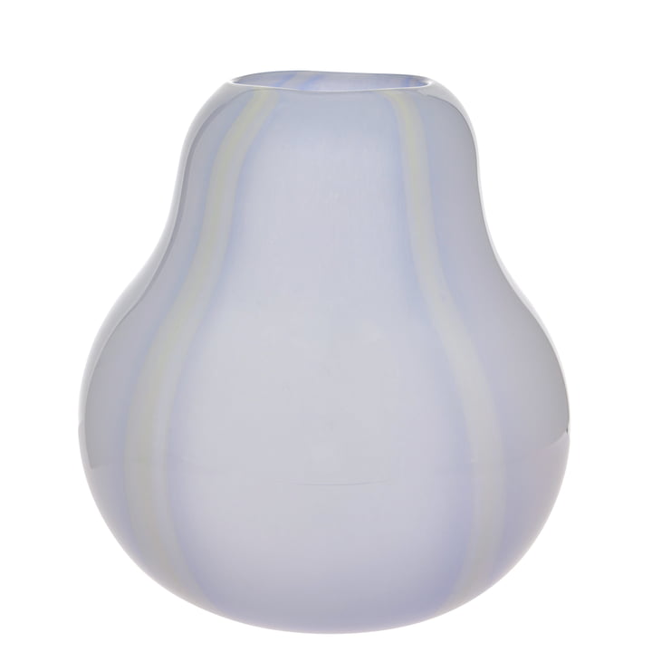 OYOY - Kojo Vase, Ø 24,5 x 25 cm, lavender / white