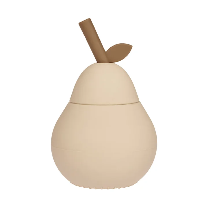 Pears mug with straw, vanilla from OYOY