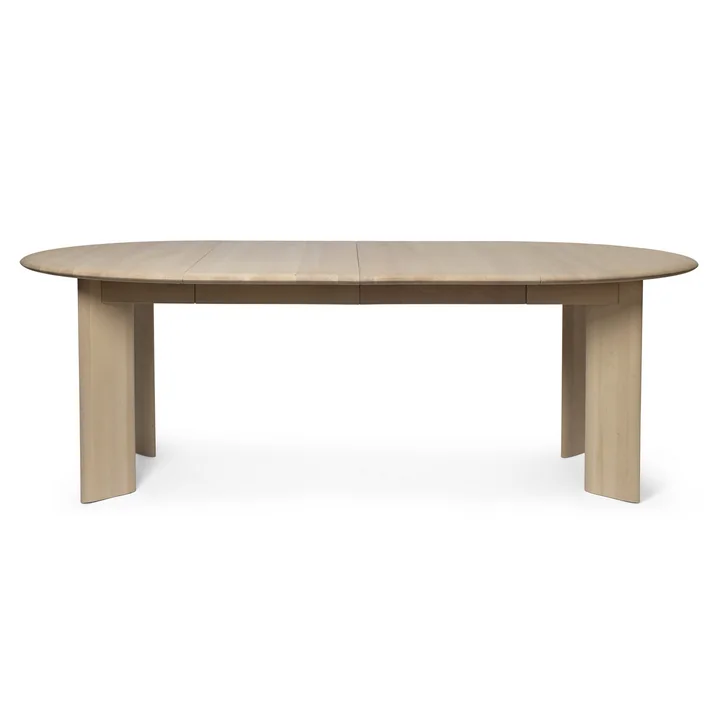 Ferm Living - Bevel Extending table, beech white oiled
