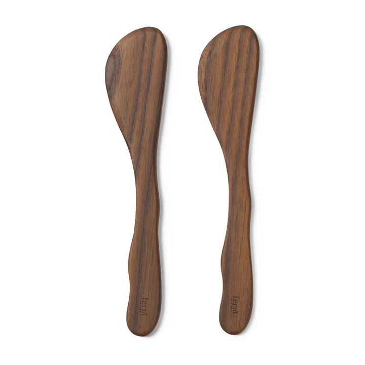 Ferm Living - Cairn Butter knife, dark brown (set of 2)