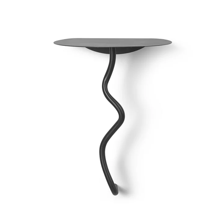 Ferm Living - Curvature Wall table, brass black
