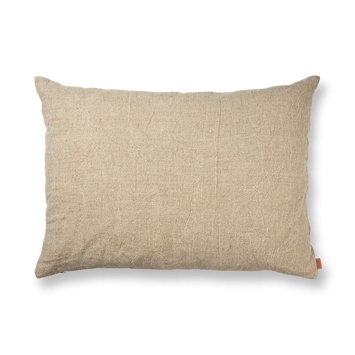ferm Living - Heavy Linen Cushion, 40 x 60 cm, natural