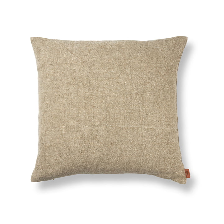 ferm Living - Heavy Linen Cushion, 50 x 50 cm, natural