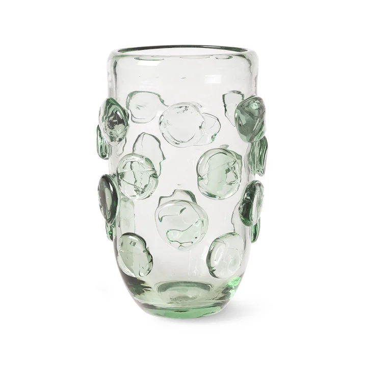 Ferm Living - Lump Vase, H 25 cm x Ø 17 cm, clear (recycled)