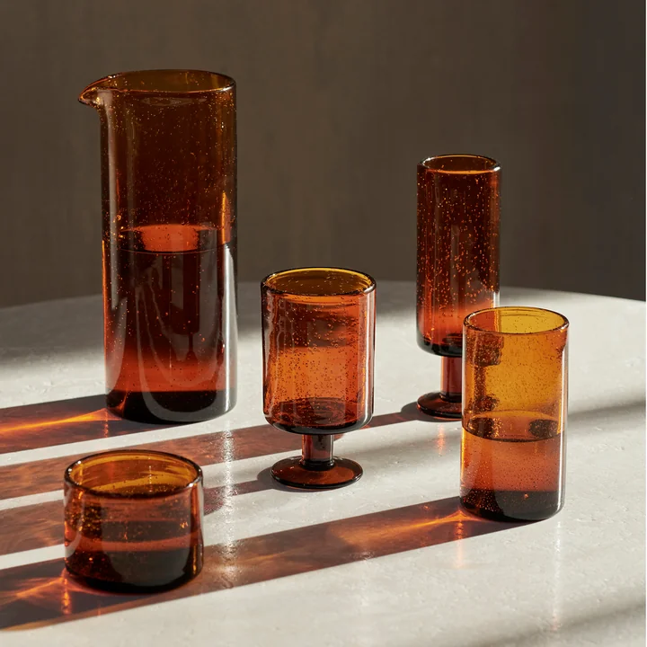 Ferm Living - Oli Collection, recycled amber