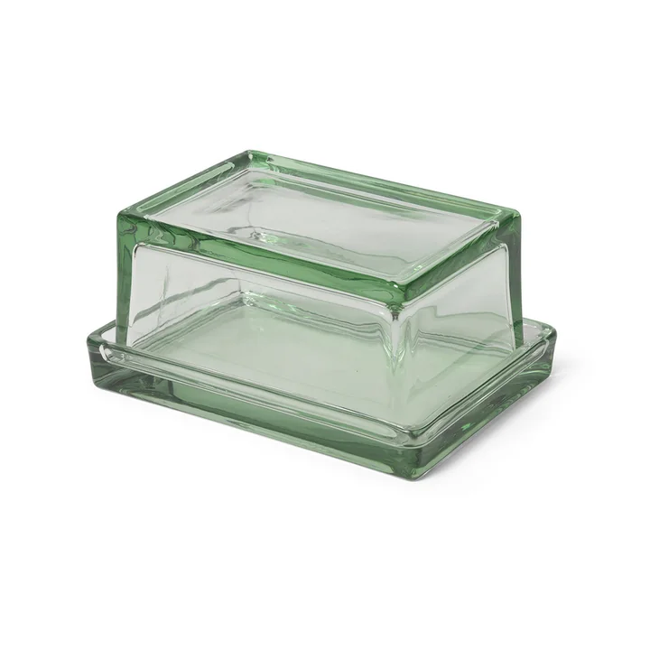 Ferm Living - Oli Butter dish, clear