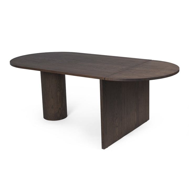 ferm Living - Pylo Dining Table, 100 x 210 cm, Dark Stained Oak