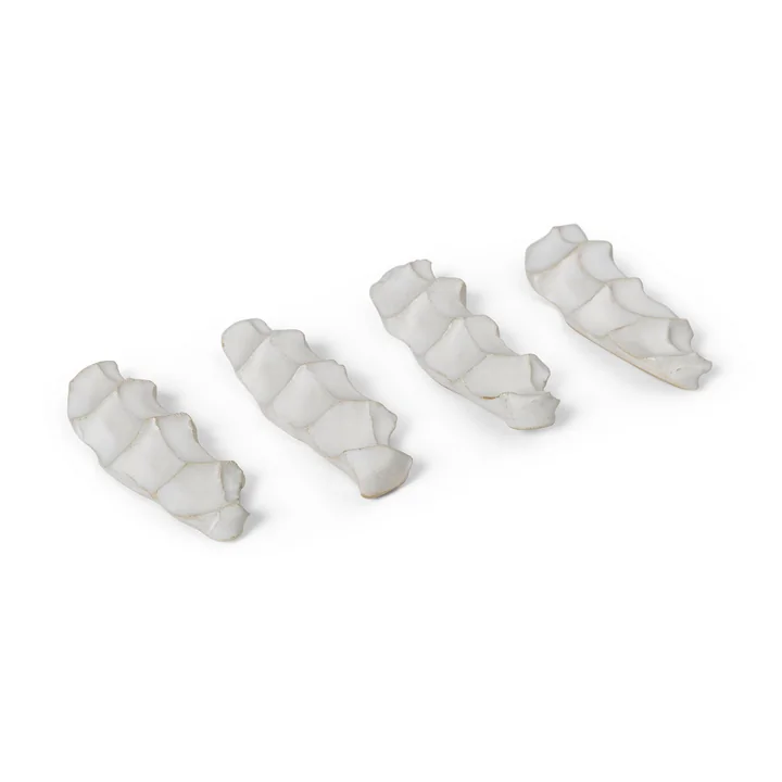 Serre Cutlery tray by Ferm Living in color off-white