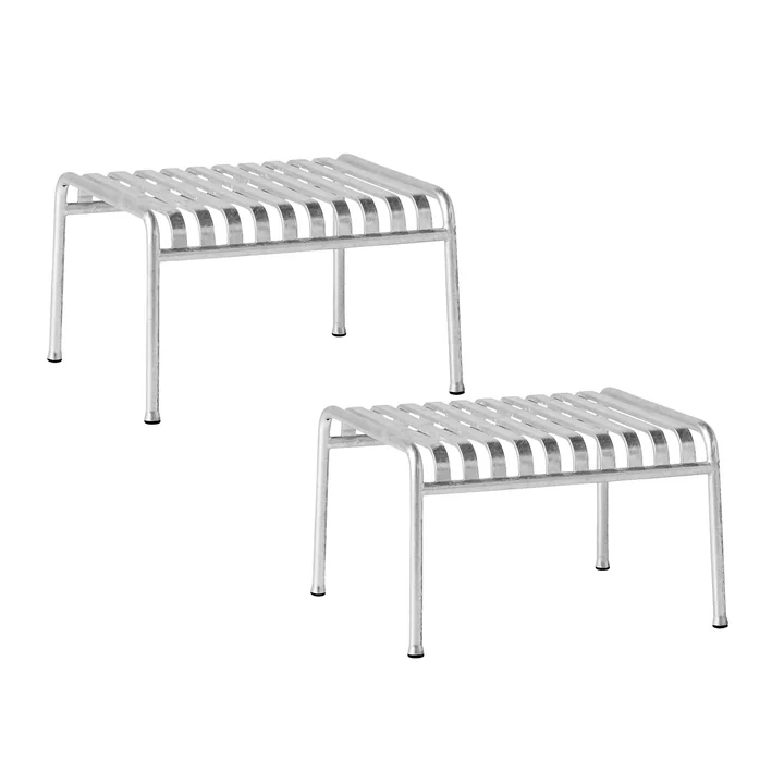 HAY - Palissade Ottoman, hot galvanised (set of 2)