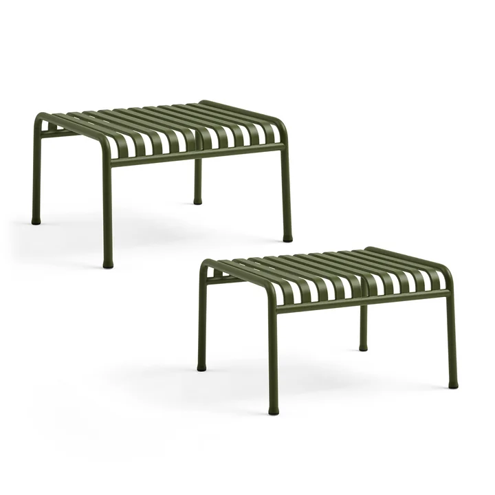 HAY - Palissade Ottoman, olive (set of 2)