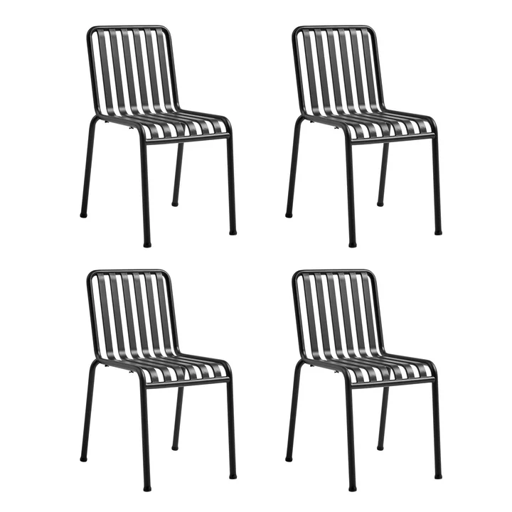 HAY - Palissade Chair, anthracite (set of 4)