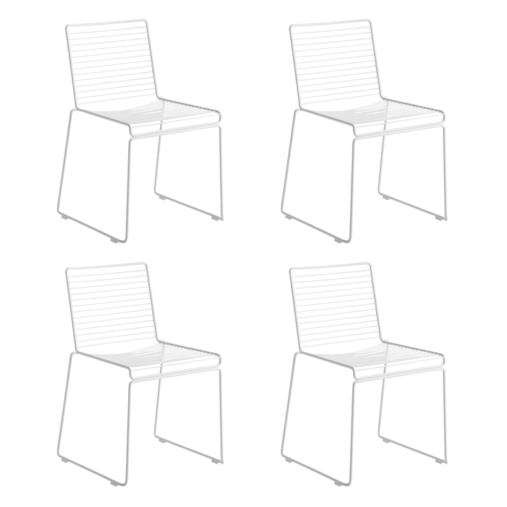 Hay - Hee Dining Chair, white (set of 4)