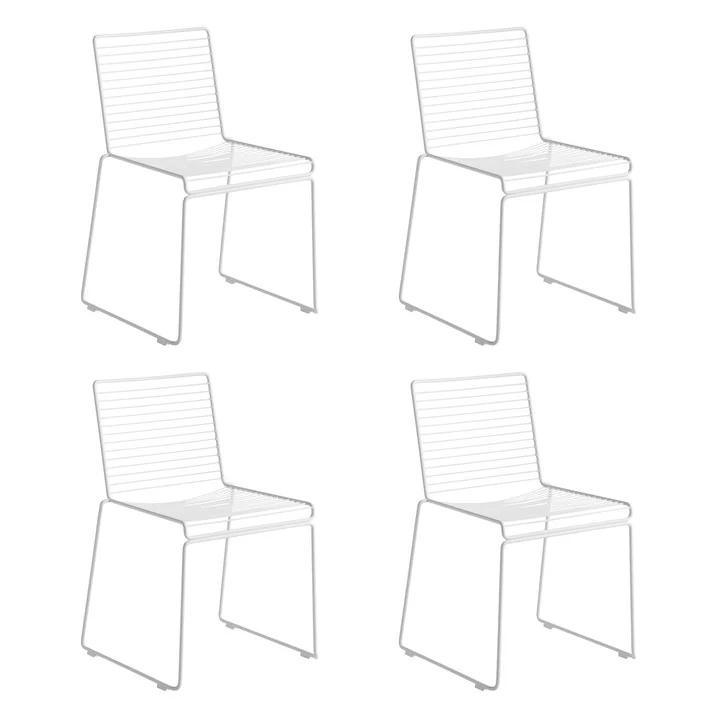 HAY - Hee Dining Chair, white (set of 4)