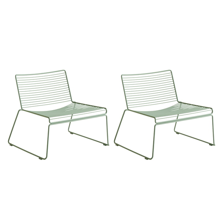 HAY - Hee Lounge Chair , fall green (set of 2)