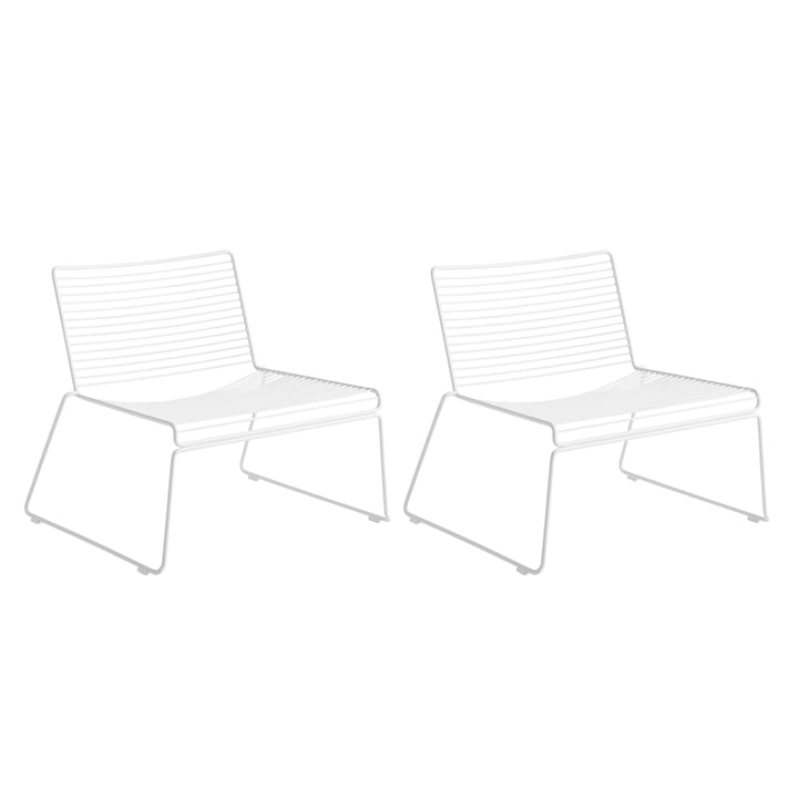 Hay - Hee Lounge Chair , white (set of 2)