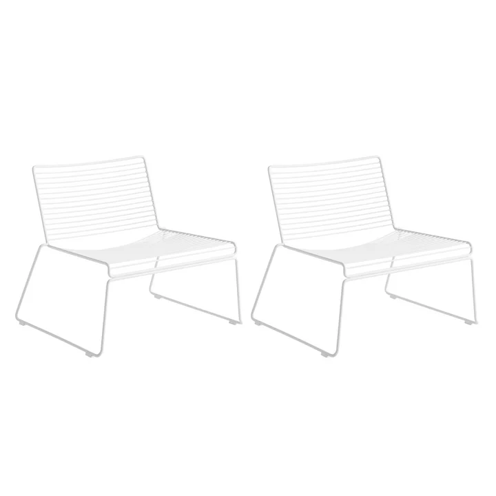 HAY - Hee Lounge Chair , white (set of 2)