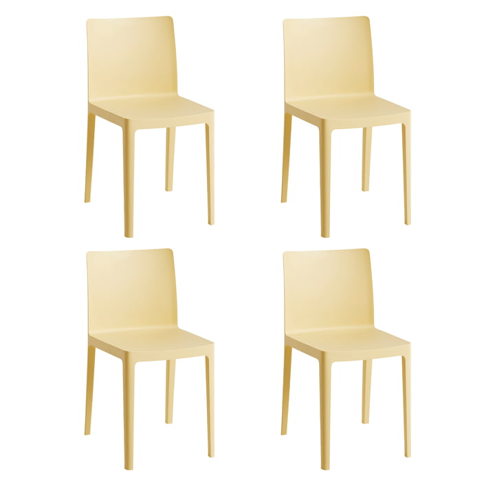 Hay - Élémentaire Chair , light yellow (set of 4)