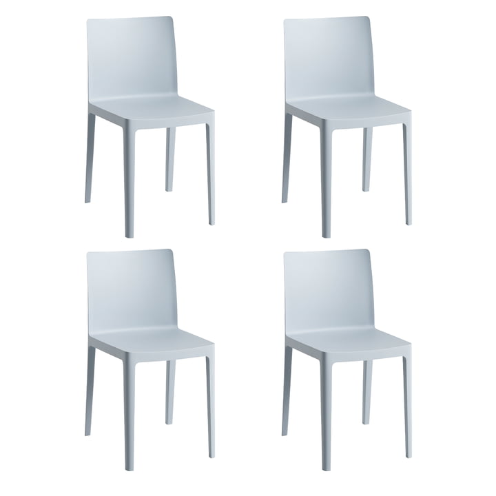 Hay - Élémentaire Chair , gray blue (set of 4)