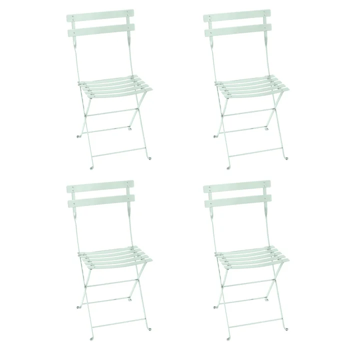 Fermob - Bistro Folding chair, metal, glace mint (set of 4)
