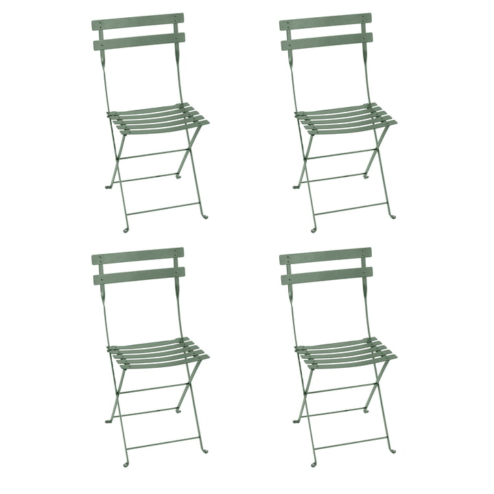Fermob - Bistro Folding chair metal, cactus (set of 4)