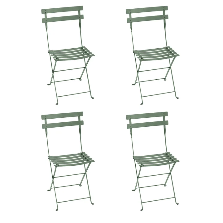 Fermob - Bistro Metal folding chair, cactus (set of 4)