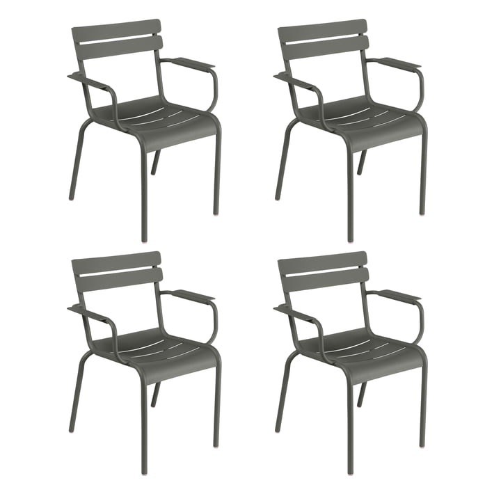 Fermob - Luxembourg Armchair, rosemary (set of 4)
