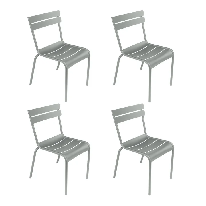Fermob - Luxembourg Chair, lapilla gray (set of 4)