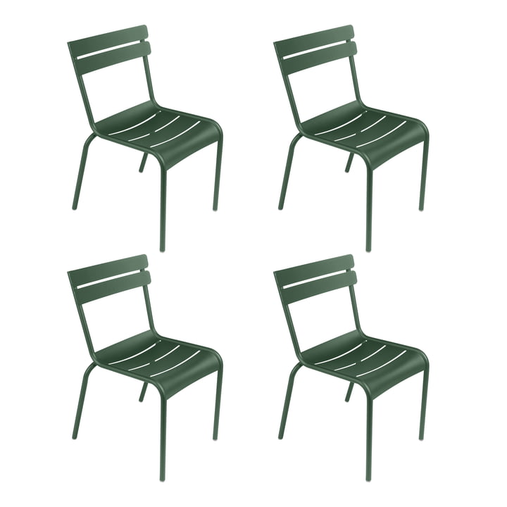 Fermob - Luxembourg Chair, cedar green (set of 4)