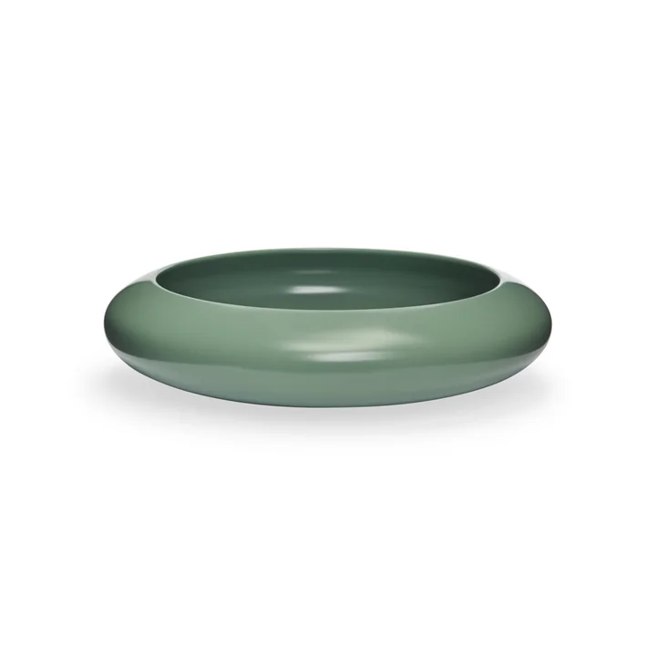 Oloha Medium bowl with LED battery light, sage by Fatboy