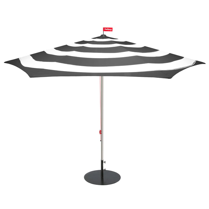 Stripesol Set parasol Ø 350 cm anthracite + stand black from Fatboy
