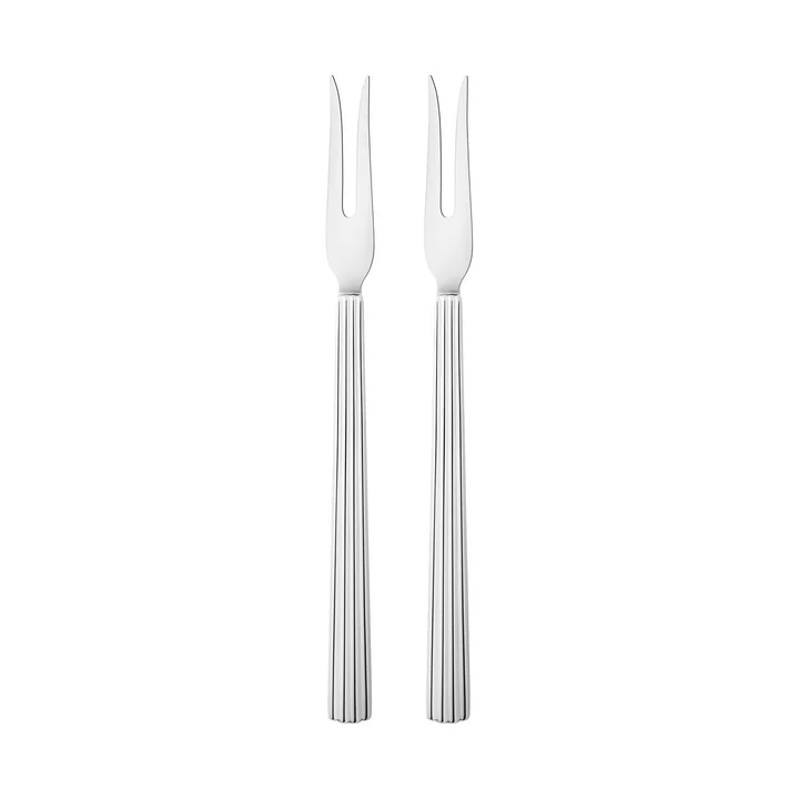 Bernadotte Serving fork from Georg Jensen in stainless steel version (set of 2)