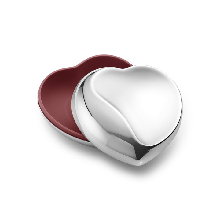 Heart Box from Georg Jensen in stainless steel finish