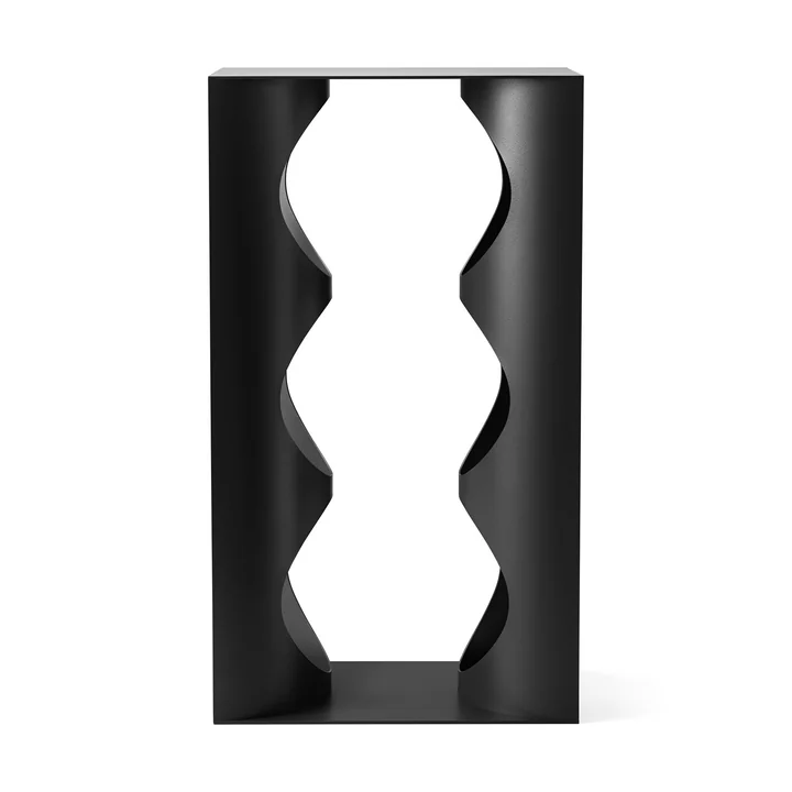 Alfredo Wine rack from Georg Jensen in the finish midnight black