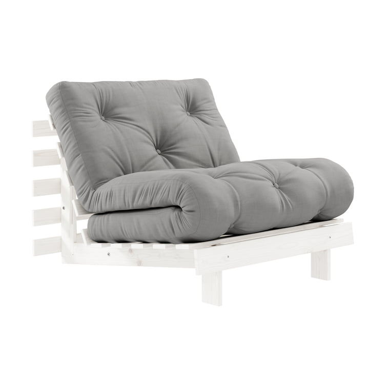 Roots Sleeping chair from Karup Design in white / gray pine finish (746)