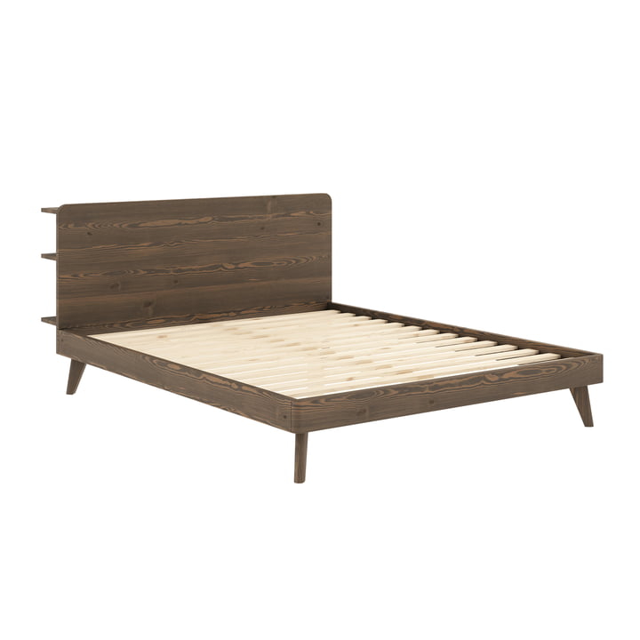 Retreat Bedstead from Karup Design in carob brown finish