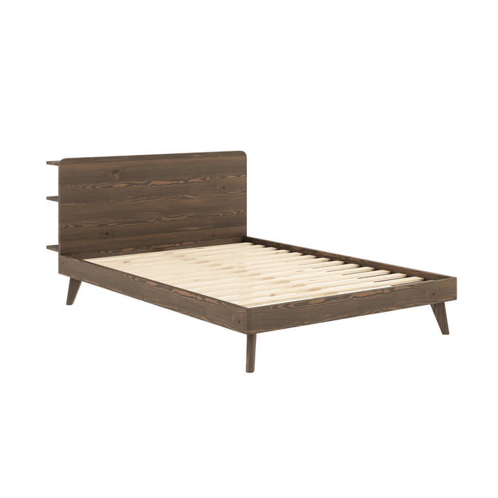 Retreat Bedstead from Karup Design in carob brown finish