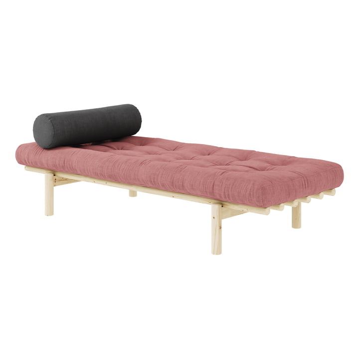 Next Daybed from Karup Design in the version pine natural / sorbet pink (516)