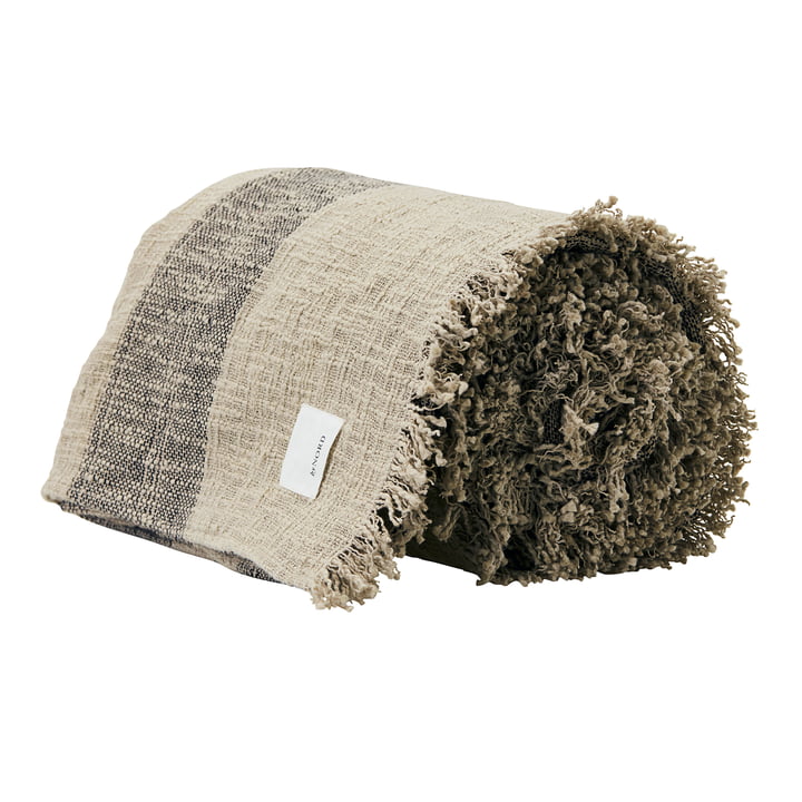 Bedspread Ashild, 280 x 160 cm, haze / coal from By Nord