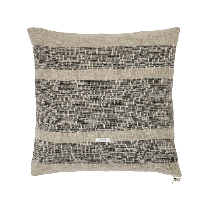 Pillowcase Ashild, 60 x 60 cm, haze / coal from By Nord