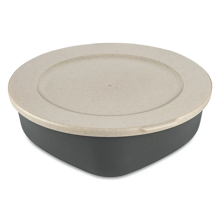 Koziol - CONNECT BOX, with lid, 1. 3l, nature ash grey