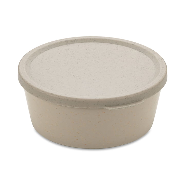 Koziol - CONNECT BOWL Bowl, with lid, 890 ml, nature desert sand