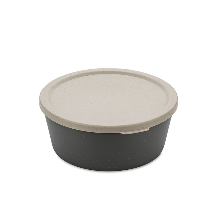Koziol - CONNECT BOWL Bowl, with lid, 400 ml, nature ash grey